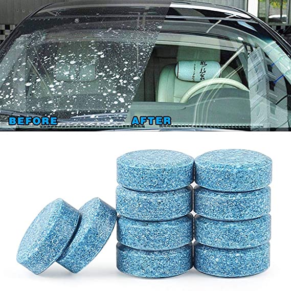 HSR Car Accessories in 10PCS/1Set Car Wiper Detergent Effervescent Tablets