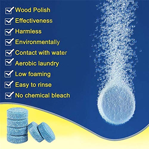 HSR Car Accessories in 10PCS/1Set Car Wiper Detergent Effervescent Tablets