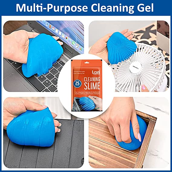 LAZI Multipurpose Car AC Vent Interior Dust Cleaning Gel Jelly Detailing Putty Cleaner