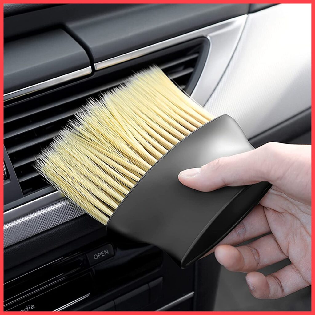 Wolpin Multipurpose Car Interior AC Vent Dashboard Dust Dirt Cleaner Cleaning Brush11